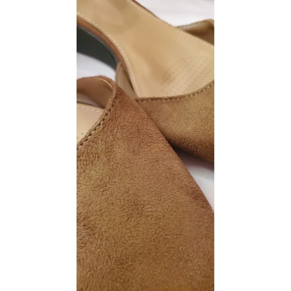 Suede‎ Wedges with Zip Back Closure Stable Heel Technology Women's